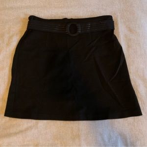 & Other Stories Belted Textured Skirt
